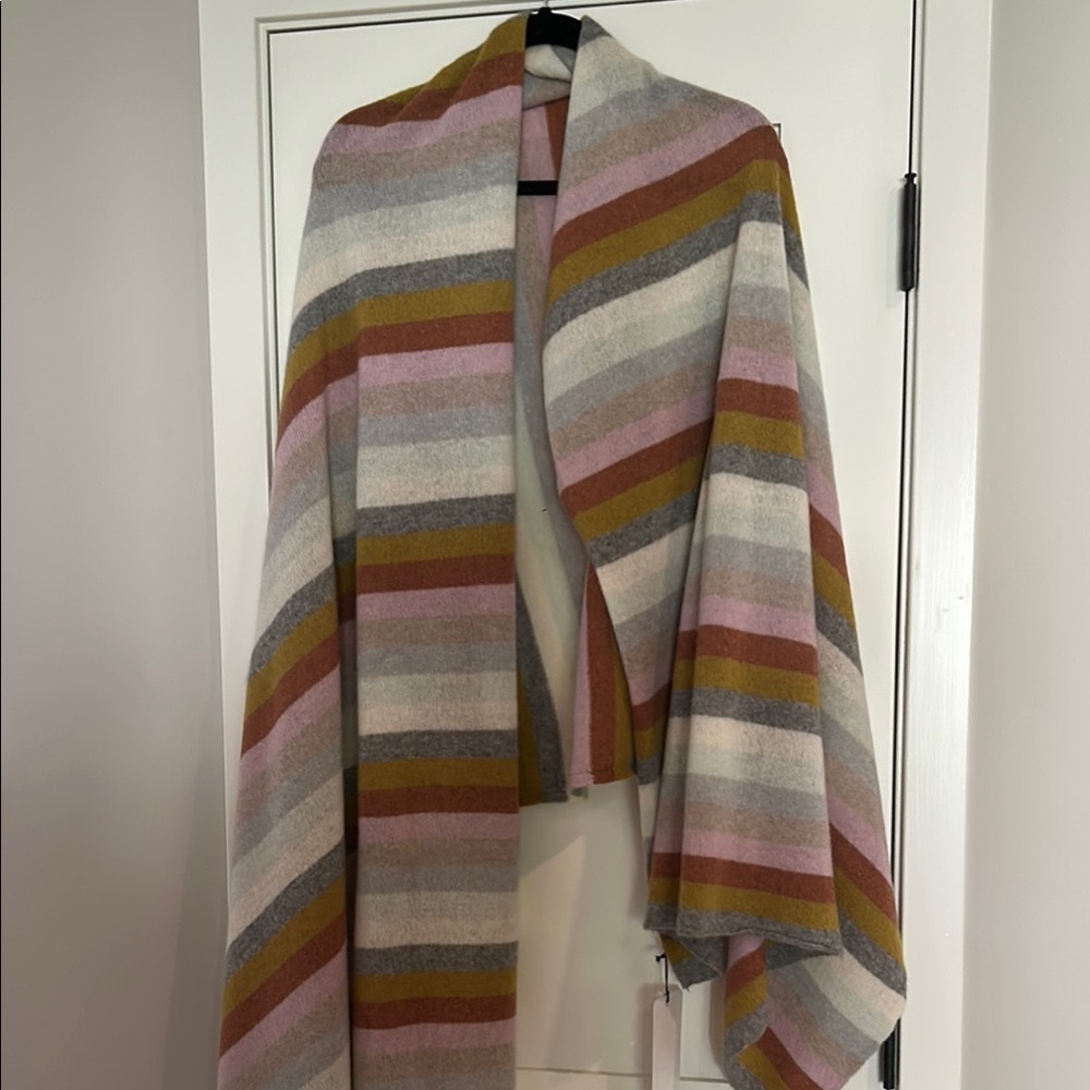 White + Warren Multicolor Cashmere Wrap
